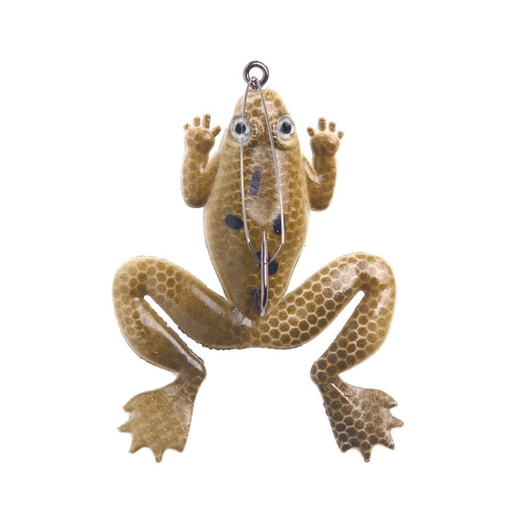 HENGJIA FO100 10pcs Anti-Hanging Bottom Floating Frog Black Fish Fake Bait Thunder Frog Bait, FO100 (Light Green), FO100 (Gray Black), FO100 (Dark Green)