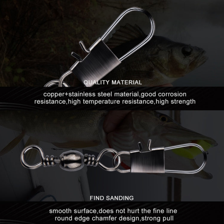 HENGJIA SS007 50pcs/bag B-pin Connector 8 Shape Swivel Loop Accessories, 1/0+5B (60mm), 2/0+5B (57mm), 3/0+6B (67mm), 4/0+6B (70mm), 5/0+6B (78mm), 1+5B (56mm), 2+4B (49mm), 3+4B (49mm), 4+4B (45mm), 5+3B (42mm), 6+3B (41mm), 7+3B (39mm), 8+2B (34mm)��...