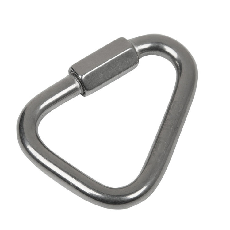 Xinda Stainless Steel Triangle Connecting Ring Meilong Lock Rock Climbing Equipment, 6mm, 8mm, 10mm