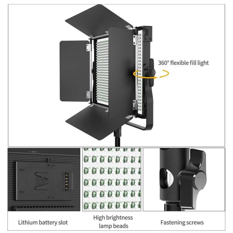 Pixel P45pro High Bright Dual Color Temperature Fill Light 120W Normal Bright Studio Camera Soft Light