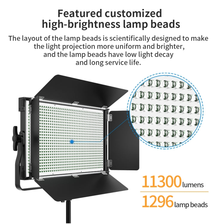 Pixel P45pro High Bright Dual Color Temperature Fill Light 120W Normal Bright Studio Camera Soft Light