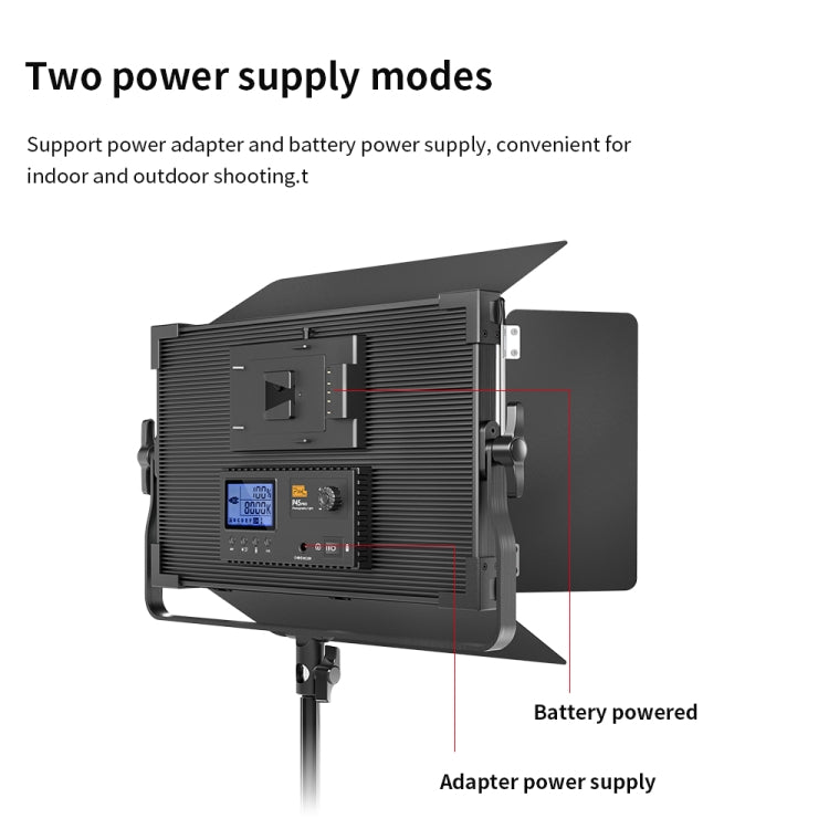 Pixel P45pro High Bright Dual Color Temperature Fill Light 120W Normal Bright Studio Camera Soft Light