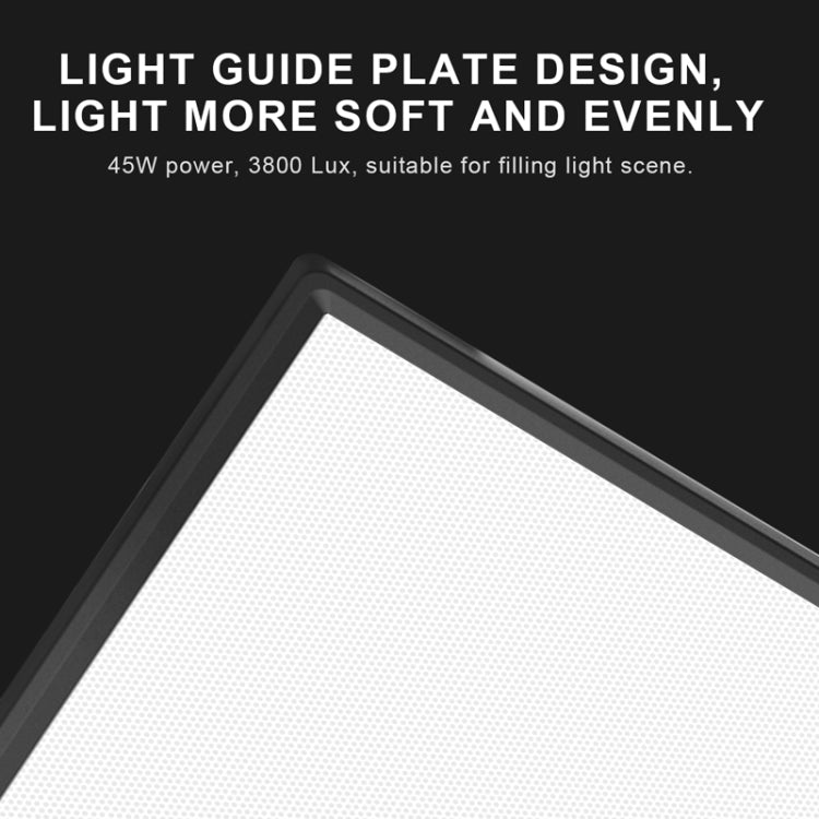 Pixel P50 Dual Color Temperature Flat Panel Fill Light 45W Soft Outdoor Shooting Fill Light For Straight Photography