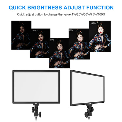 Pixel P50 Dual Color Temperature Flat Panel Fill Light 45W Soft Outdoor Shooting Fill Light For Straight Photography