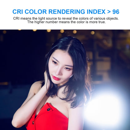 Pixel P50 Dual Color Temperature Flat Panel Fill Light 45W Soft Outdoor Shooting Fill Light For Straight Photography