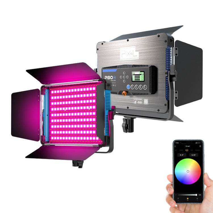 Pixel P80 60W 2600-10000K 542 LEDs Photography Fill Light Support Mobile APP Remote Control