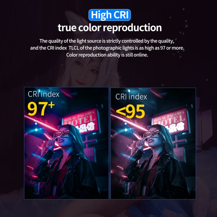 Pixel P80 60W 2600-10000K 542 LEDs Photography Fill Light Support Mobile APP Remote Control