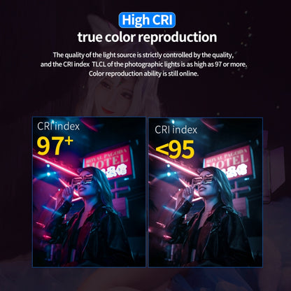 Pixel P80 60W 2600-10000K 542 LEDs Photography Fill Light Support Mobile APP Remote Control