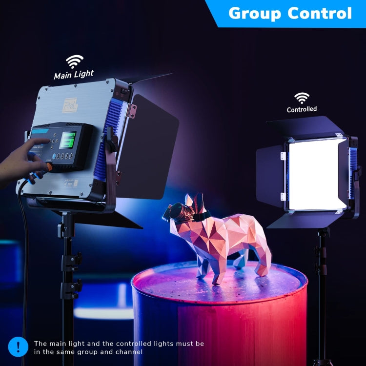 Pixel P80 60W 2600-10000K 542 LEDs Photography Fill Light Support Mobile APP Remote Control