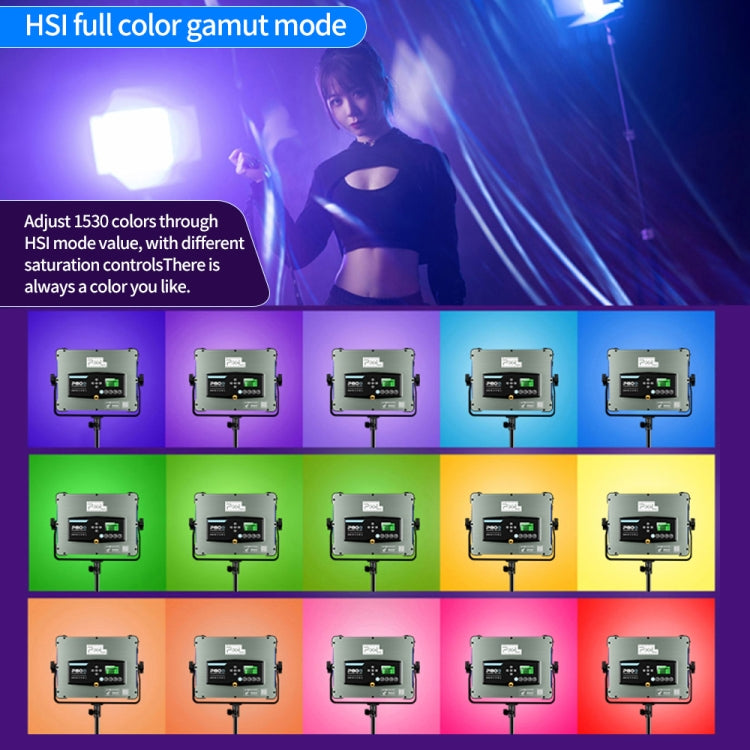Pixel P80 60W 2600-10000K 542 LEDs Photography Fill Light Support Mobile APP Remote Control