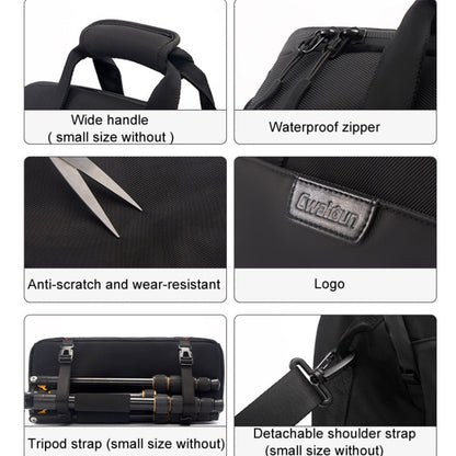 Cwatcun D109 Portable Casual Waterproof Multi-Function Camera Storage Photography Bag