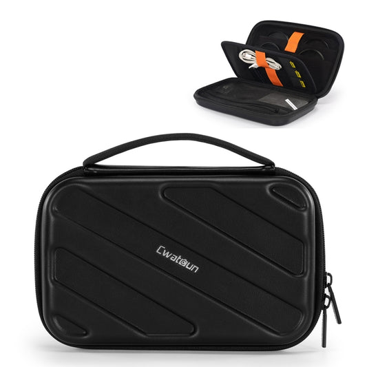 Cwatcun D163 Photography Accessories Organiser EVA Hard Shell Drop-proof Clutch Portable Digital Bag