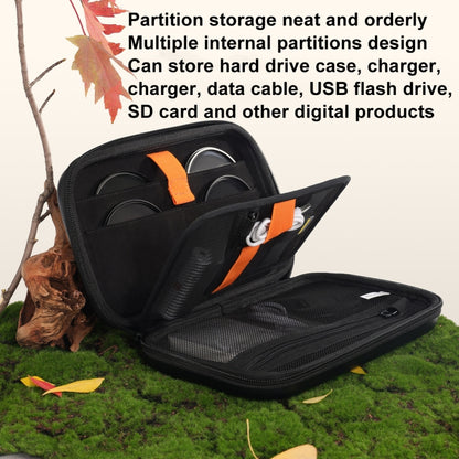 Cwatcun D163 Photography Accessories Organiser EVA Hard Shell Drop-proof Clutch Portable Digital Bag
