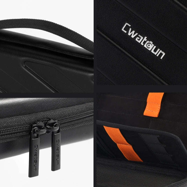 Cwatcun D163 Photography Accessories Organiser EVA Hard Shell Drop-proof Clutch Portable Digital Bag