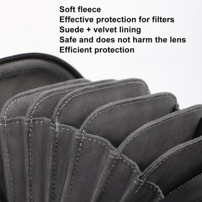 Cwatcun D164 Small Filter Organizer Camera Lens Digital Protection Bag