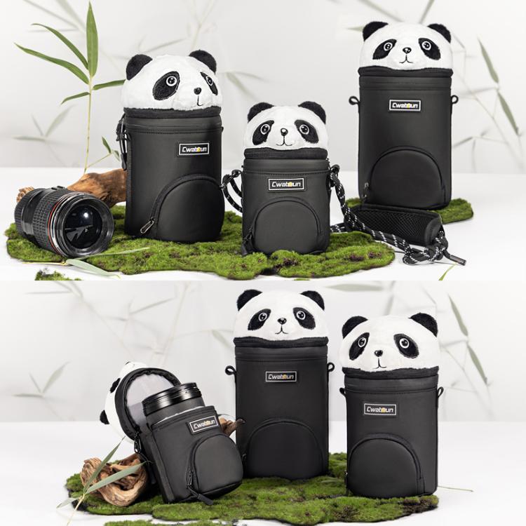Camera Lens Cylinder Cartoon Panda Camera Lens Protective Cover