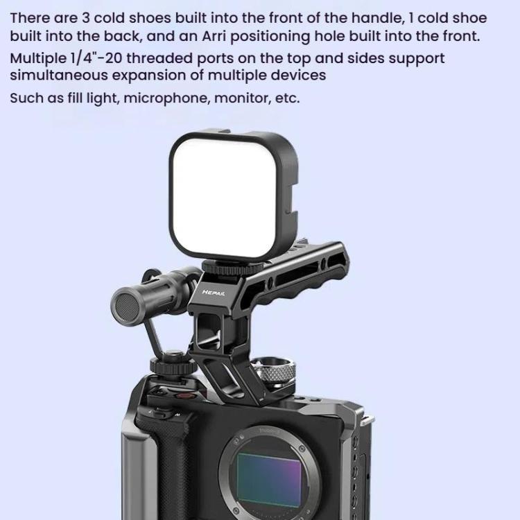 HEPAIL DSLR Camera Grip Rabbit Cage Universal Photographic Equipment Expansion Accessories Handheld