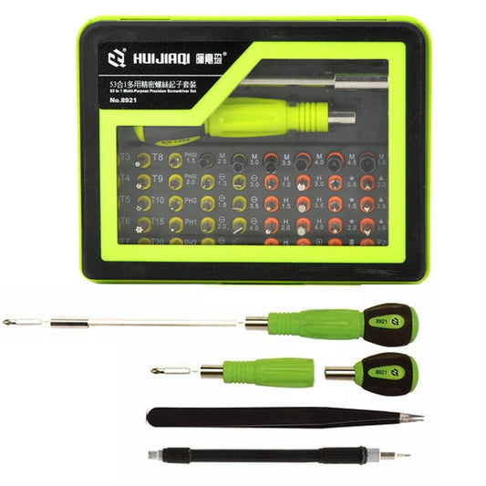 HUIJIAQ 53-in-1 Multi-function Screwdriver Set Combination Electronic Digital Repair Tool, HUIJIAQ 53 in 1