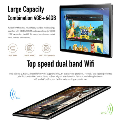 Android 8.0, MTK (Helio X27) Deca Core hasta 2.1GHz, Soporte OTG, FM, Bluetooth, WiFi de doble banda, Red: 4G