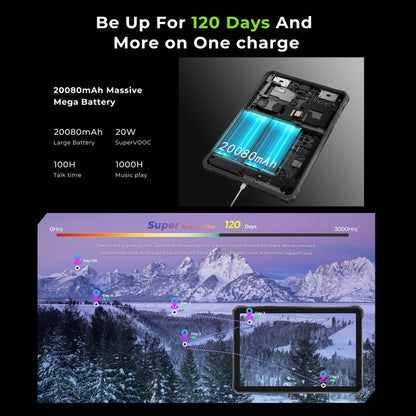 Tableta resistente HOTWAV Tab R9 Pro IP68/IP69K, 6 GB + 256 GB, 11 pulgadas, Android 14 Unisoc T606 Octa Core, red 4G, versión global con Google Play, enchufe de la UE