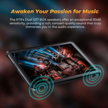 OUKITEL RT9 Rugged Tablet 4G 6GB+256GB 10.1Inch IP68