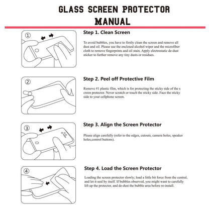 2 PCS ENKAY Hat-Prince 0.26mm 9H 2.5D Curved Full Screen Tempered Glass Film For Galaxy M20, For Samsung Galaxy M20(2 PCS)